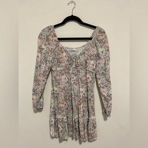 Women’s small frilly floral dress